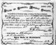 M18 Marriage License for Frankin Pierce Morgan and M. T. Netherton